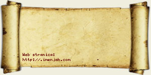 Irena Joksić vizit kartica